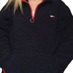 tommy hilfiger sherpa pullover